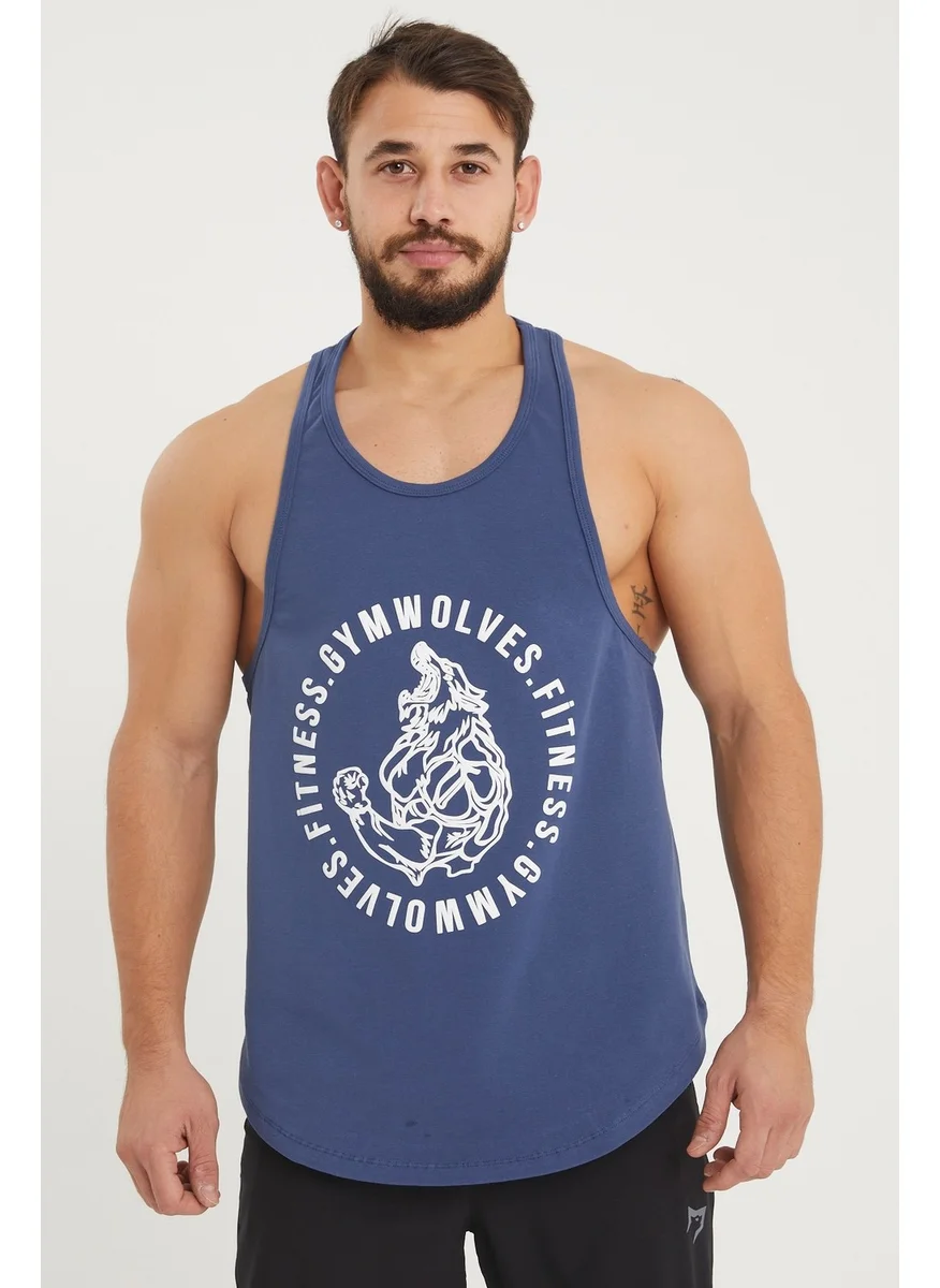 Gymwolves Men's Sports Tank | Stringer | Workout Tanktop | Wolf Series