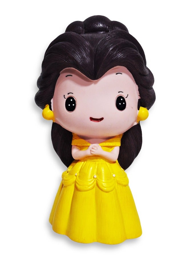 Money Box For Kids ,Belle caracter , Beauty and the Beast design ,  A doll figurine and a money bank for home and room decor, an elegant birthday gift for girls and boys - Image 1