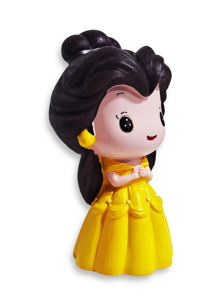 Money Box For Kids ,Belle caracter , Beauty and the Beast design ,  A doll figurine and a money bank for home and room decor, an elegant birthday gift for girls and boys - Image 2