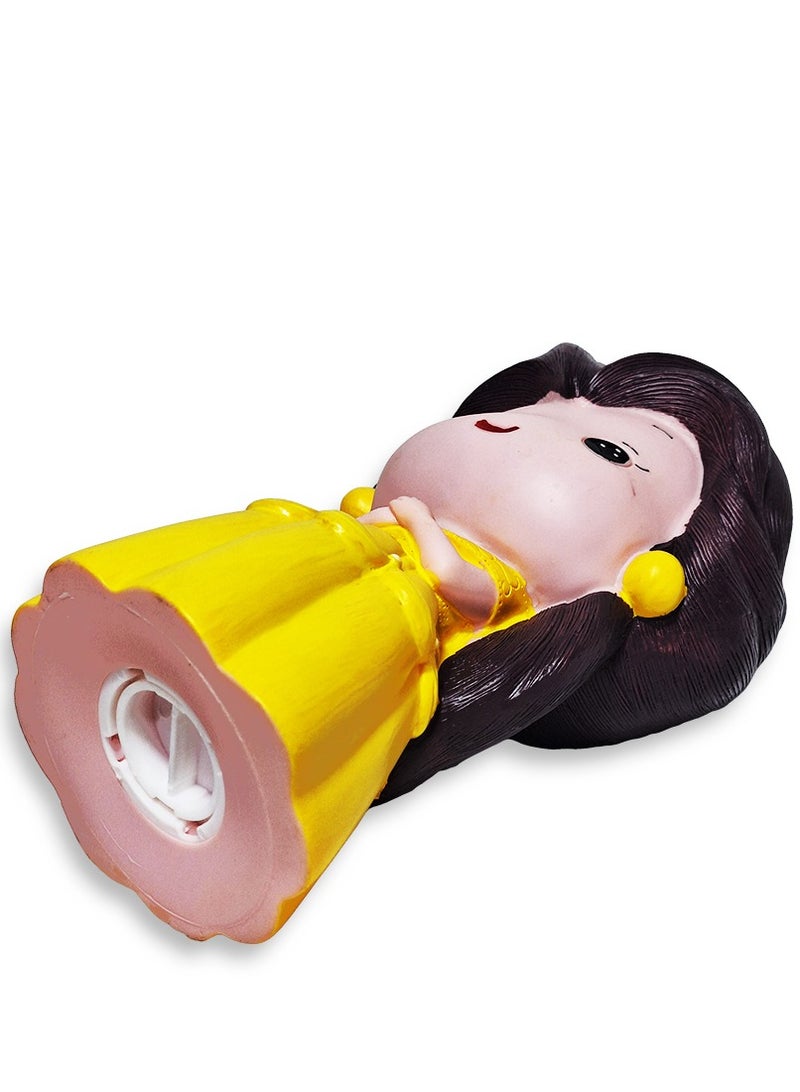 Money Box For Kids ,Belle caracter , Beauty and the Beast design ,  A doll figurine and a money bank for home and room decor, an elegant birthday gift for girls and boys - Image 5
