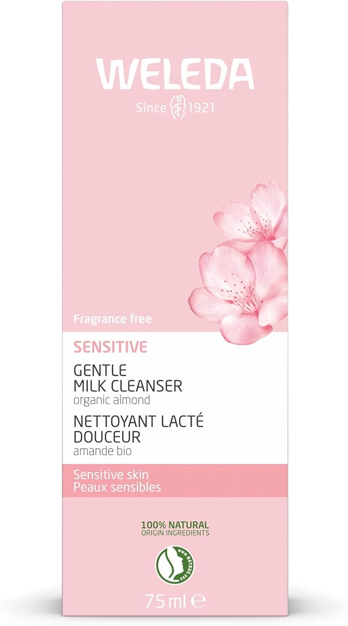 Weleda Sensitive Gentle Cleanser with Almond Face Wash For Sensitive Skin Fragrance Free Dermatologically Tested Vegan 100 Certified Natural 75ml - Image 2