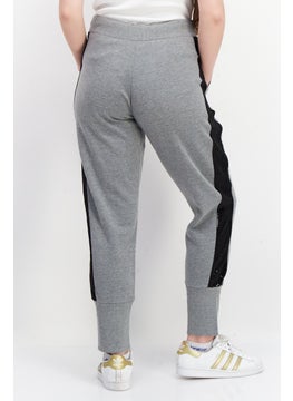 Juicy Couture Women Drawstrings Wide Cuff Brand Logo Jogger Pants, Grey  - Image 4