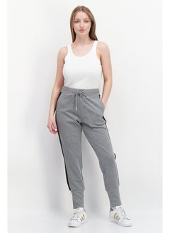 Juicy Couture Women Drawstrings Wide Cuff Brand Logo Jogger Pants, Grey  - Image 5