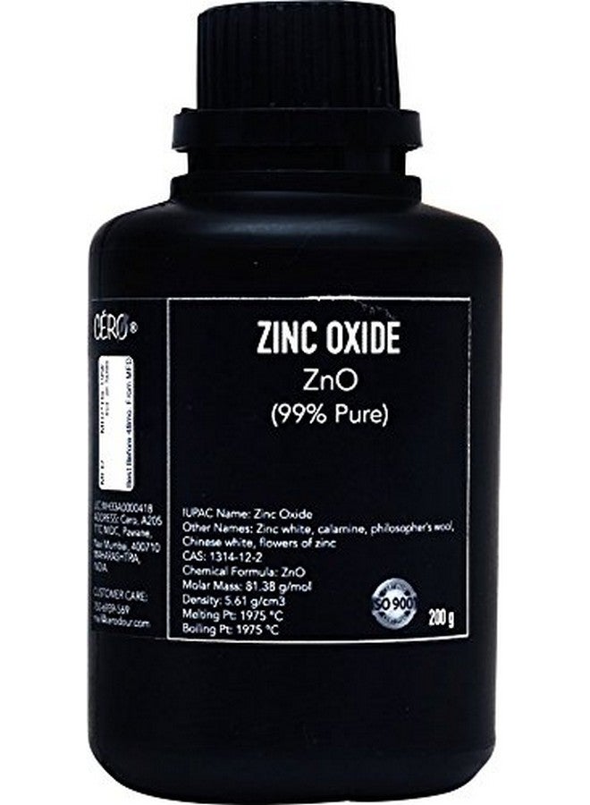 Cero ® Zinc Oxide 99% Pure [Zno] Cas: 1314-12-2 (200G) - Image 1