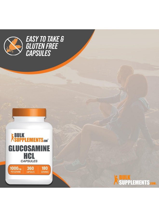بالك سابلمنتس كبسولات الجلوكوزامين هيدروكلوريد من BulkSupplements.com - الجلوكوزامين 1000 مجم، مكمل الجلوكوزامين، كبسولات الجلوكوزامين - مكملات المفاصل، خالية من الجلوتين، كبسولتان لكل وجبة، 360 كبسولة  - Image 5