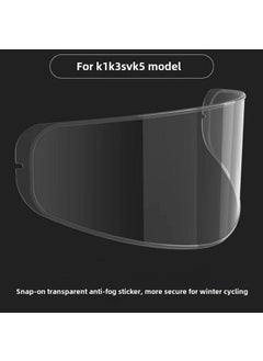 AGV K1 K3SV K5 Helmet Visor Fog-Resistant Pinlock Anti-fog sticker with buckle