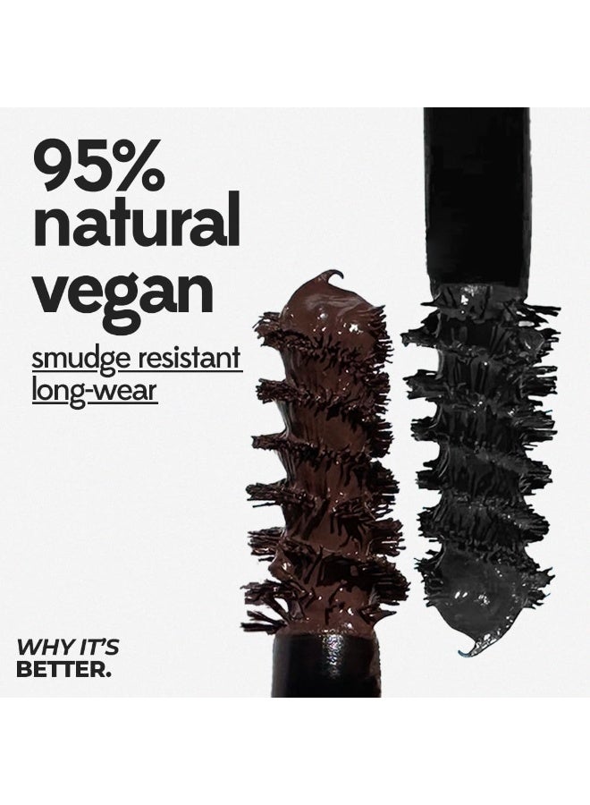 روبيز أورجانيك جل ملون للحواجب بزيت الخروع - مقاوم للماء والتلطخ، يرفع ويشكل ويكثف الحواجب الخفيفة (6 مل) - Image 5