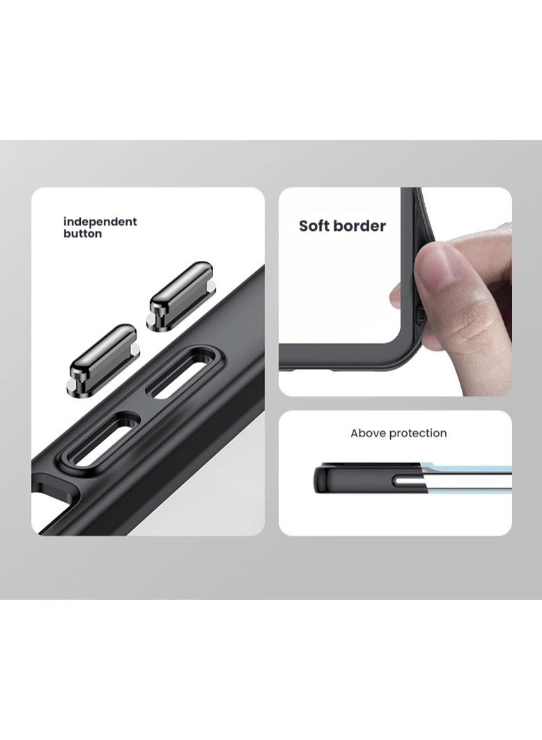 general Compatible with MOTO G66Y/G66J, Shockproof Translucent Case MOTO G66Y/G66J Slim Frosted Matte Hard Cover - Image 4