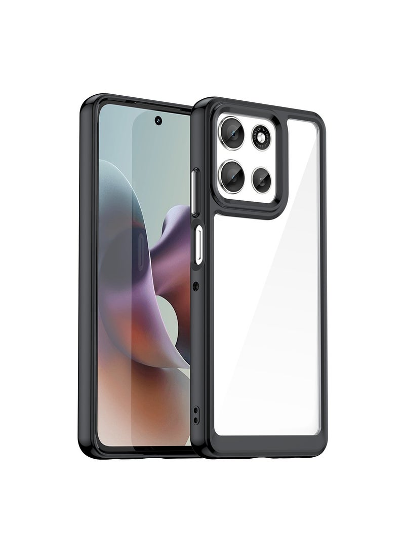 general Compatible with MOTO G66Y/G66J, Shockproof Translucent Case MOTO G66Y/G66J Slim Frosted Matte Hard Cover - Image 1
