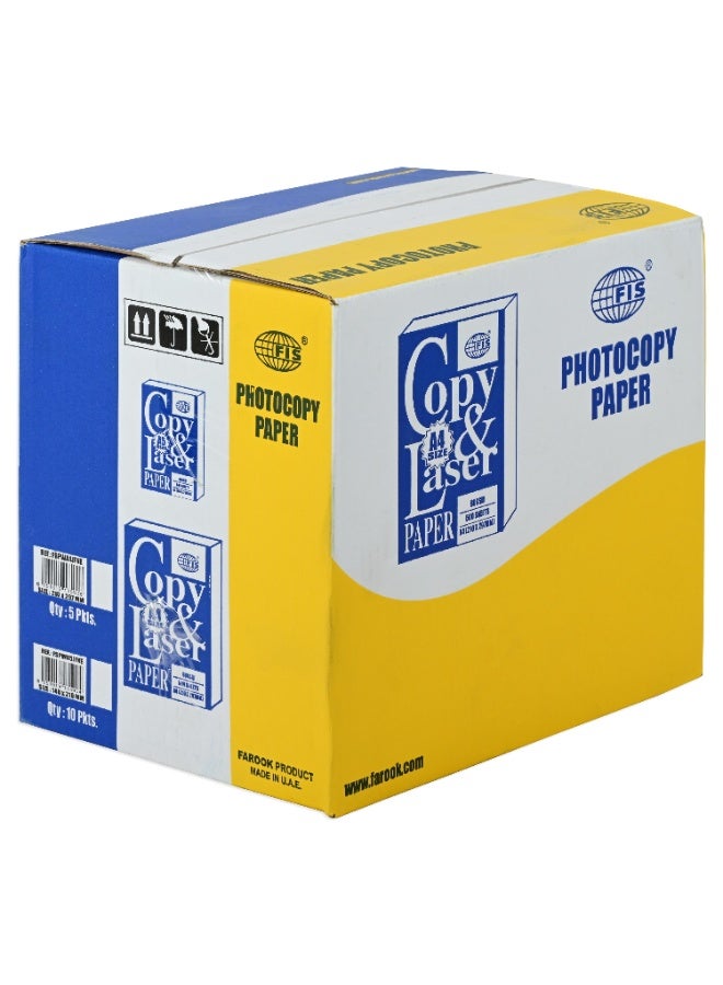 FIS Copy & Laser Photocopy Paper, Size Letter (8.5x11" Inches), 80gsm, 500 Sheets Per Ream, Box of 5 Reams, White Paper-FSPW8.5X11NE - Image 5