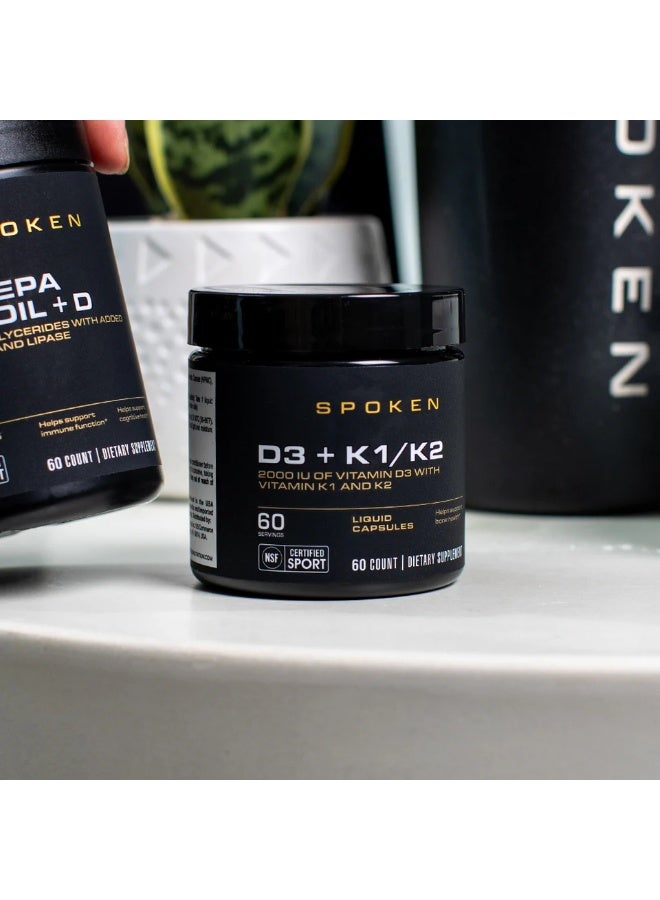 SPOKEN D3 + K1/K2 – 60 Servings - Image 3