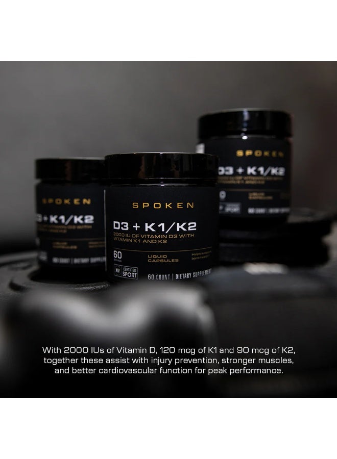 SPOKEN D3 + K1/K2 – 60 Servings - Image 4