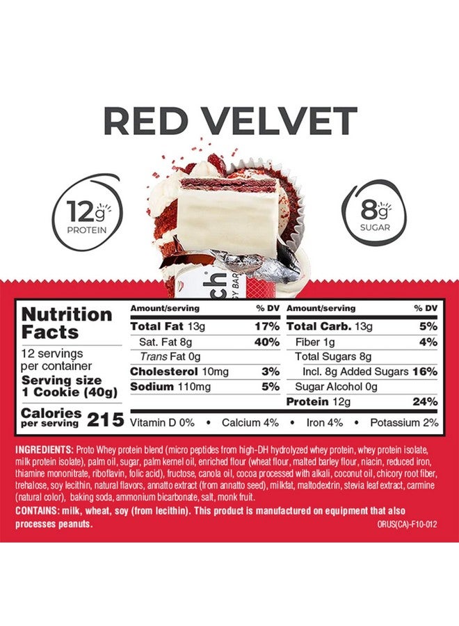 Power Crunch Protein Wafer Bars, High Protein Snacks with Delicious Taste, Red Velvet, 1.4 Ounce (12 Count) - Image 3