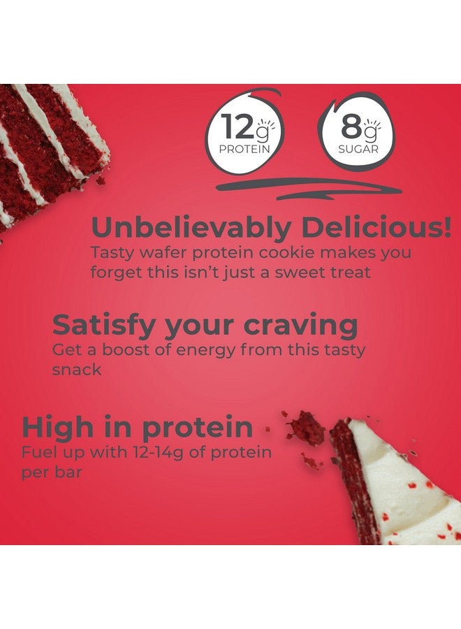 Power Crunch Protein Wafer Bars, High Protein Snacks with Delicious Taste, Red Velvet, 1.4 Ounce (12 Count) - Image 2