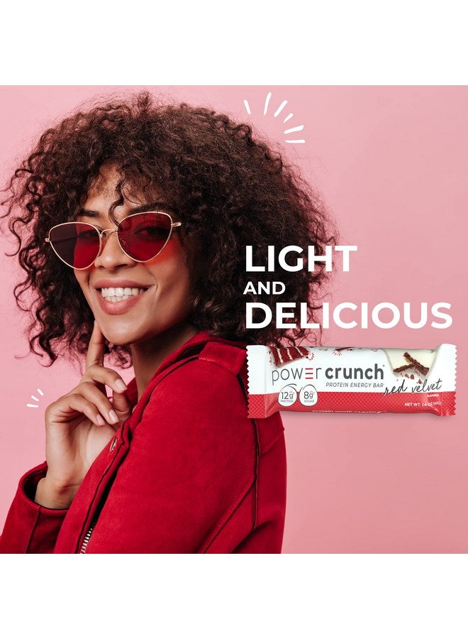 Power Crunch Protein Wafer Bars, High Protein Snacks with Delicious Taste, Red Velvet, 1.4 Ounce (12 Count) - Image 4
