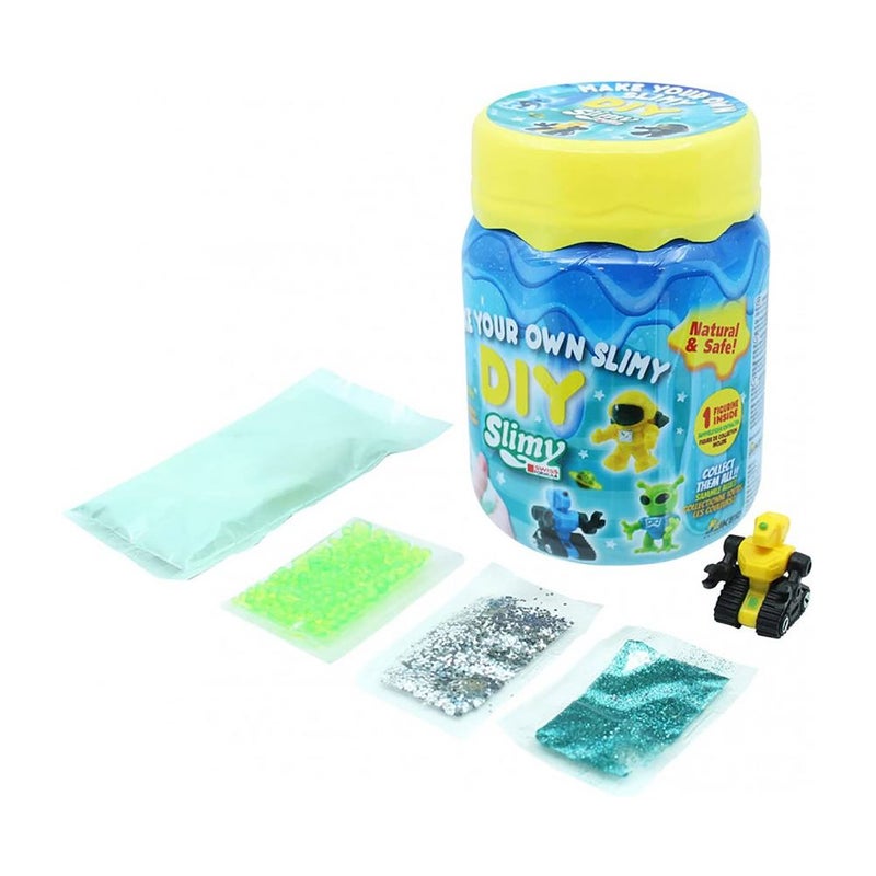 Slimy Shake and Make Astronauts And Aliens DIY Slime-Making Kit (500 g, Assorted) - Image 2