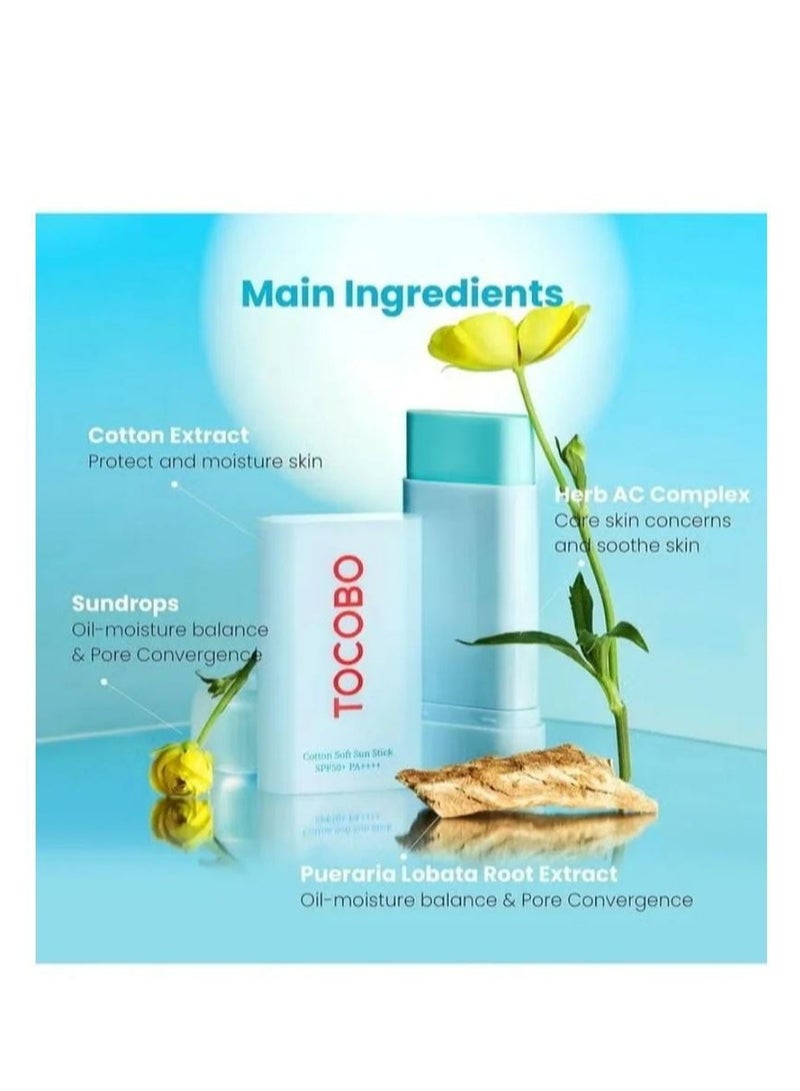 Tocobo Cotton Soft Sun Stick SPF50+ PA++++ - 19g / 0.67oz - Image 5