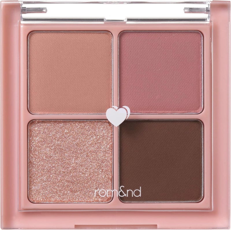 rom&nd romnd Better Than Eyes 4 ColorsMake up Eyeshadow PaletteWarm Natural Cosmetic Eye ShadowsKbeauty Korean Cosmetics 6g021oz 02 DRY ROSE