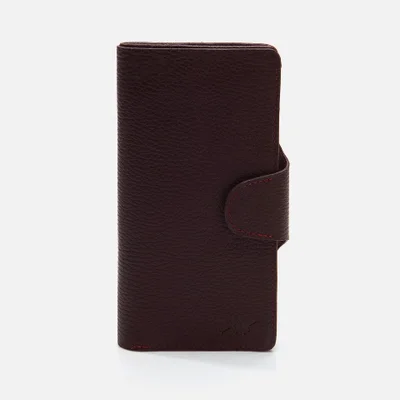 Hotiç 05CUH290120A780 GENUINE Leather Claret Red Women's Wallet
