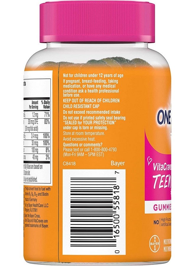 ONE A DAY One-A-Day Teen for Her VitaCraves - 60 Gummies - Image 4