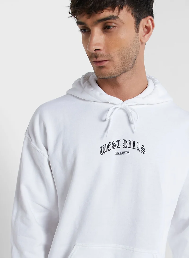TOPMAN Back Print Sweatshirt