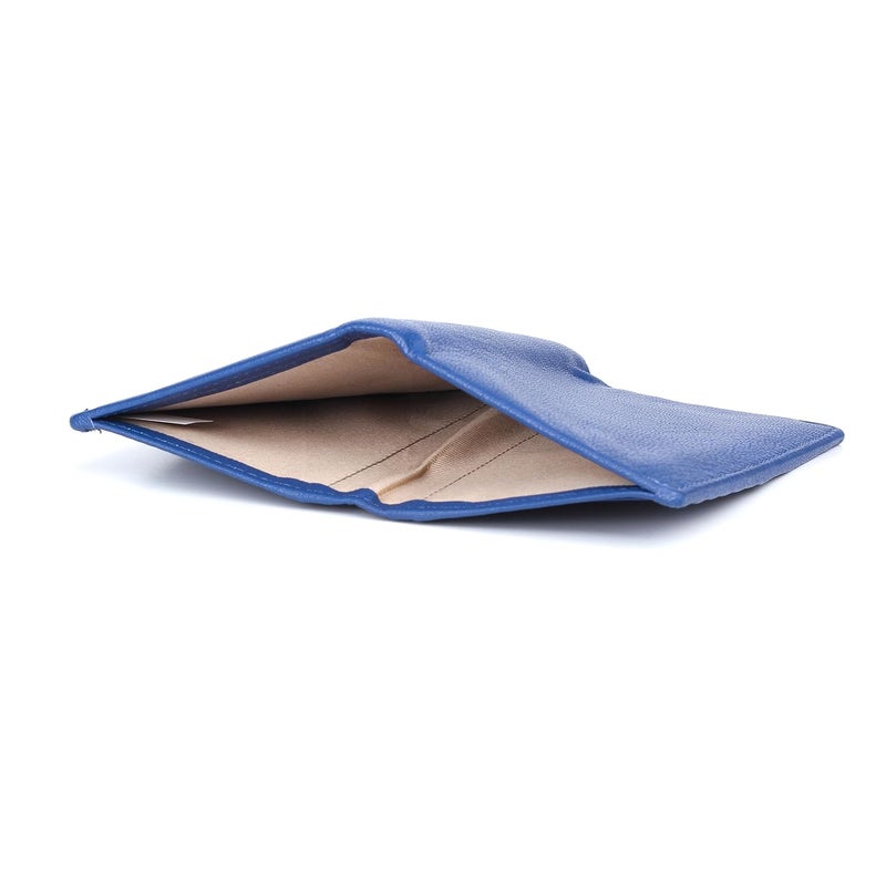 RINEZZA Genuine Leather Long Wallet Holder | for Men & Women with 12 Card Slots | RFID Protected | Travel Accessories | Blue - Image 5