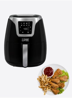XPER Air Fryer - 3.5 Liters - 1500 Watts - Touch Screen - 8 Programs - Black - XPAF-801B  - Image 4