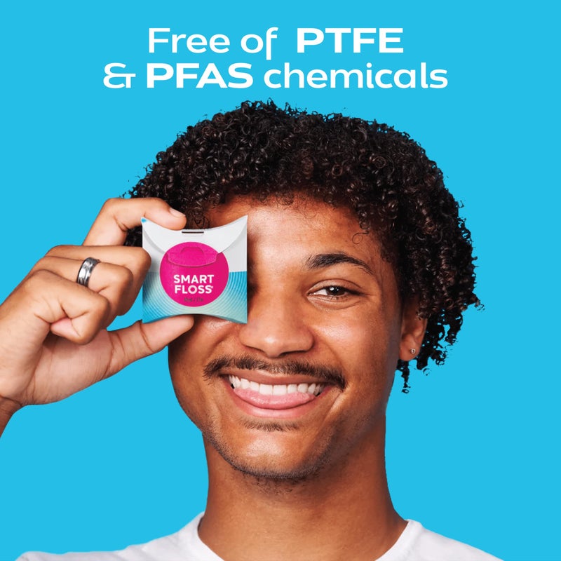 DrTung's Smart Floss - Natural Floss, PTFE & PFAS Free Floss, Gentle on Gums, Expands & Stretches, BPA Free - Natural Dental Floss Cardamom Flavor (Pack of 11) - Image 3