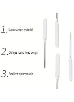 ORiTi Foundation Spatula Stainless Steel Makeup Spatula Picaso Makeup Spatula Korean Makeup Spatula with Leather Case  - Image 2