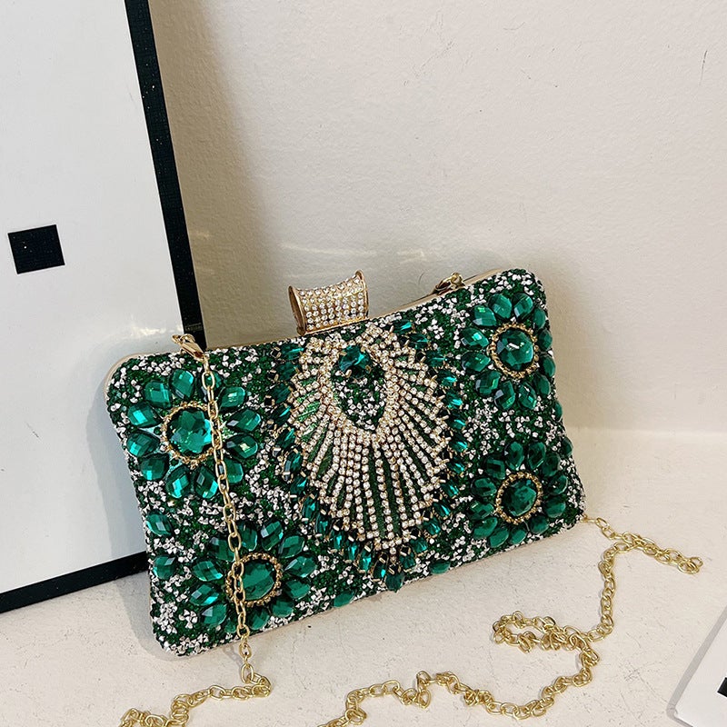 Evening Bag With Sparkling Diamonds, Women'S Handbag, Shoulder Bag, Crossbody Bag, Women'S Cheongsam Bag, Evening Dress Bag, High-End Sparkle ✨ - Image 5