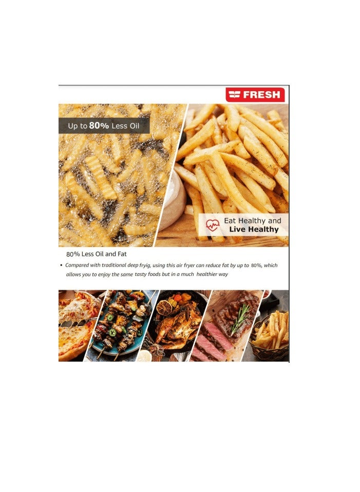 Fresh Air Fryer Gold/Black 7L Mechanical XL - Image 4