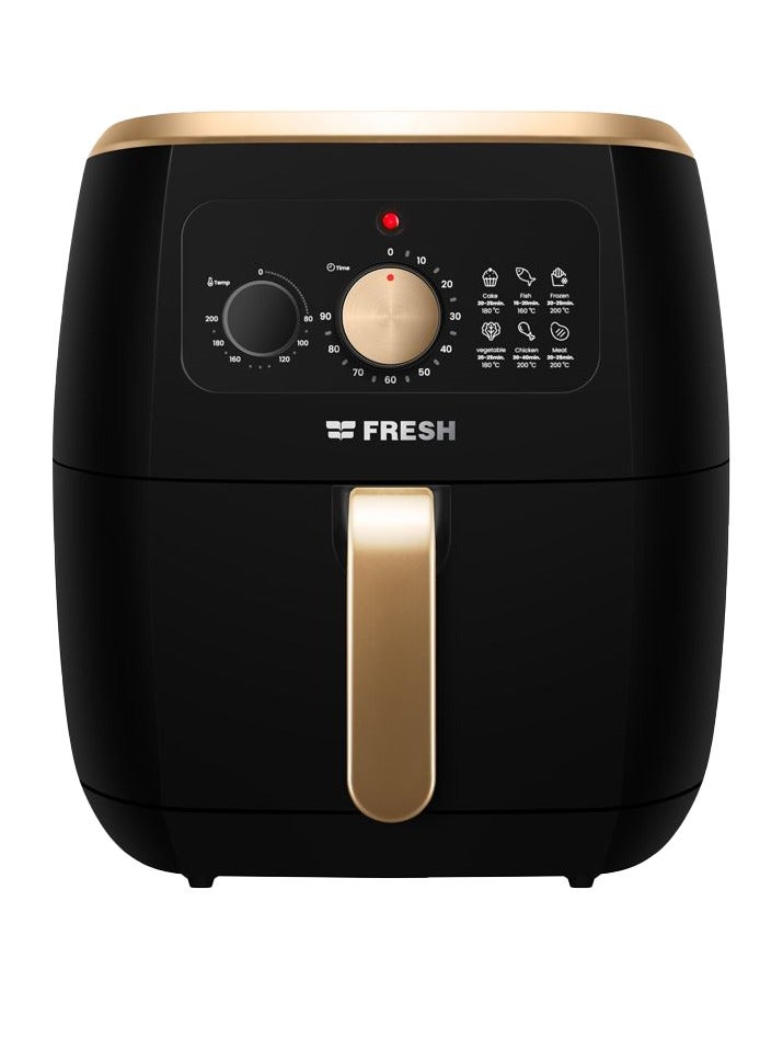 Fresh Air Fryer Gold/Black 7L Mechanical XL - Image 1