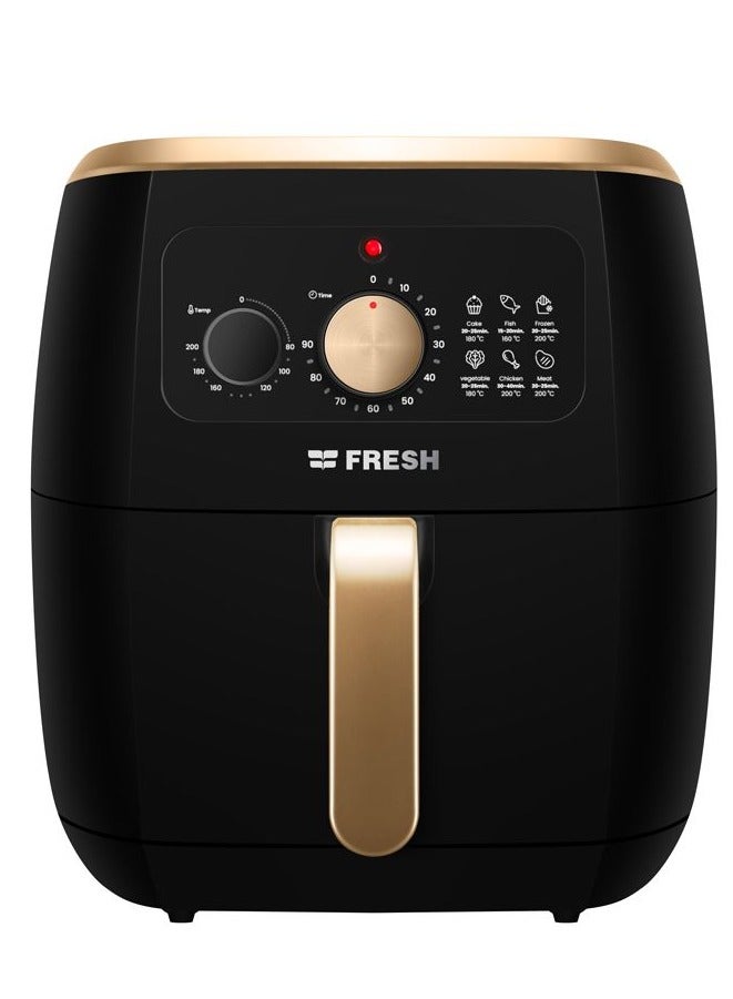 Fresh Air Fryer Gold/Black 7L Mechanical XL - Image 2