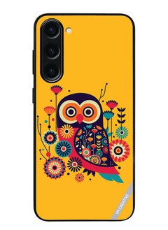 Protective Case Cover For Samsung Galaxy S23 Owl Illustrate Design Multicolour