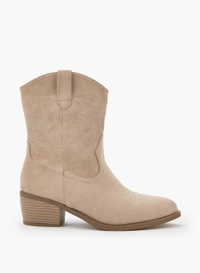 Flora Bella By Shoexpress Women's Block Heel Ankle Boots