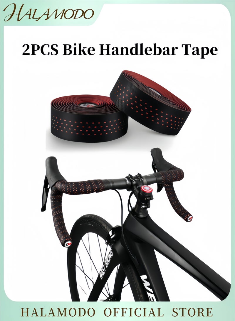 HALAMODO 2PCS Bike Handlebar Tape Anti-slip Strap Professional Road Bicycle Bar Tapes Cycling Handle Wraps Bicycle Handlebar Grips Cover - Image 1