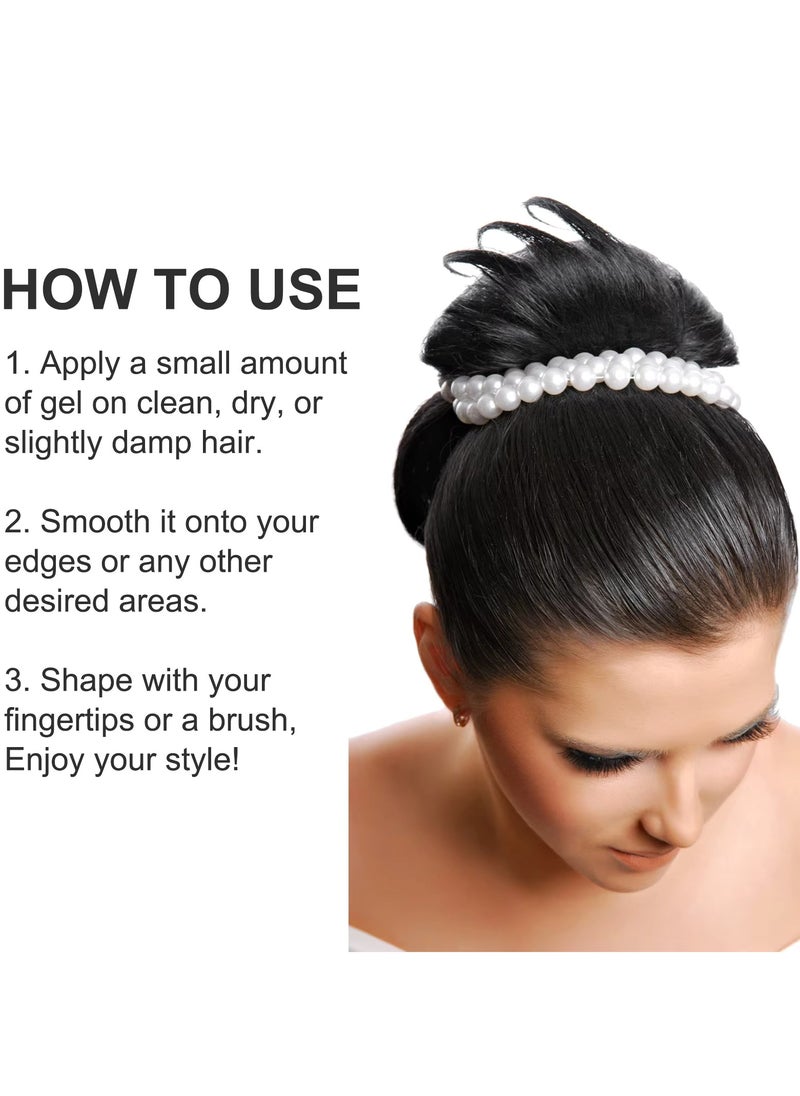 ALIVER - 60g Rosemary Edge Styling Gel Promotes Healthy Hair Growth with rosemary & Biotin Edge Control Gel for Flyaway Hair Hair Finishing Gel Hydrating Moisturizing Hair Growth Styling Gel - Image 1