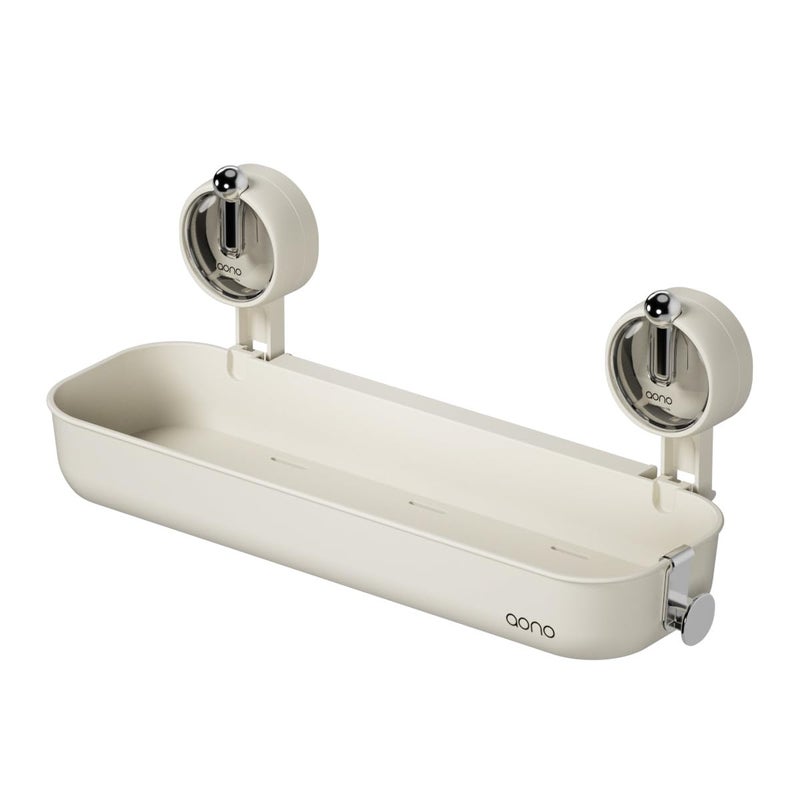 Azelf Bathroom Suction Cup Storage Rack No Punching Bathroom Wall Mounted Storage Shelf Organizing Rack Aeshthetic view and Good Look - Image 4