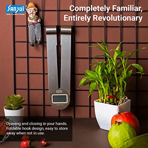 Sansui Digital Kitchen Scale with Extensible Magnetic Wings & Food Weight Machine for Health, Fitness, Home Baking & Cooking, (5 kg, Stainless Steel) - Image 4