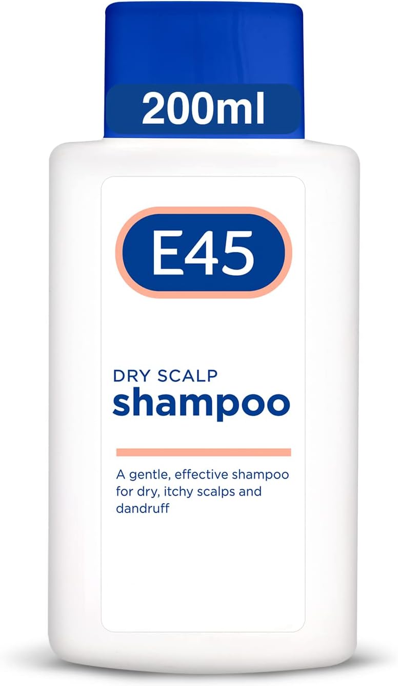 E45 Dry Scalp Shampoo 200ml - Gentle Formula for Itchy Scalps and Dandruff - Image 1
