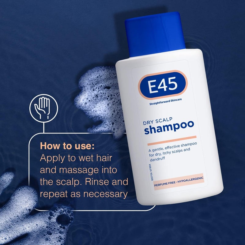 E45 Dry Scalp Shampoo 200ml - Gentle Formula for Itchy Scalps and Dandruff - Image 4