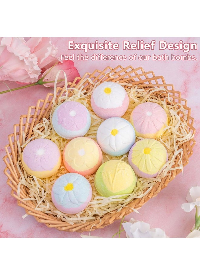 MOKYDUO - Bath Bombs For Women Gift Set, 9Pcs Handmade Natural Bathbombs With Shea & Essential Dry Skin Moisturize,Perfect For Bubble Bath. Birthday/Mothers Day Gifts Idea For Her,Wife,Girlfriend - Image 1