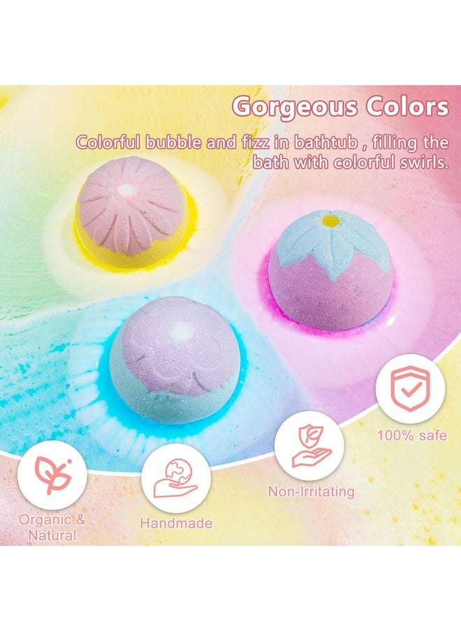MOKYDUO - Bath Bombs For Women Gift Set, 9Pcs Handmade Natural Bathbombs With Shea & Essential Dry Skin Moisturize,Perfect For Bubble Bath. Birthday/Mothers Day Gifts Idea For Her,Wife,Girlfriend - Image 1