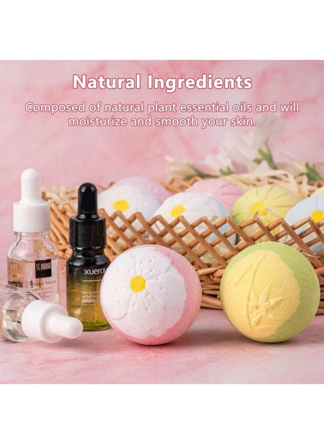 MOKYDUO - Bath Bombs For Women Gift Set, 9Pcs Handmade Natural Bathbombs With Shea & Essential Dry Skin Moisturize,Perfect For Bubble Bath. Birthday/Mothers Day Gifts Idea For Her,Wife,Girlfriend - Image 1