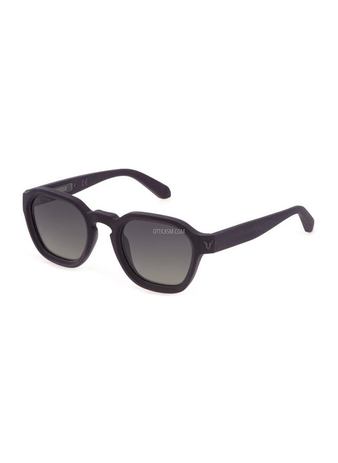 POLICE Unisex UV Protection Square Sunglasses - Lewis Hamilton SPLE38 5G5X 50 - Lens Size: 50 mm 