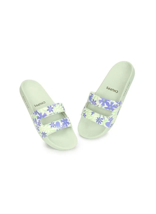 تشيبس CHUPPS Floral Printed Sliders for Women
