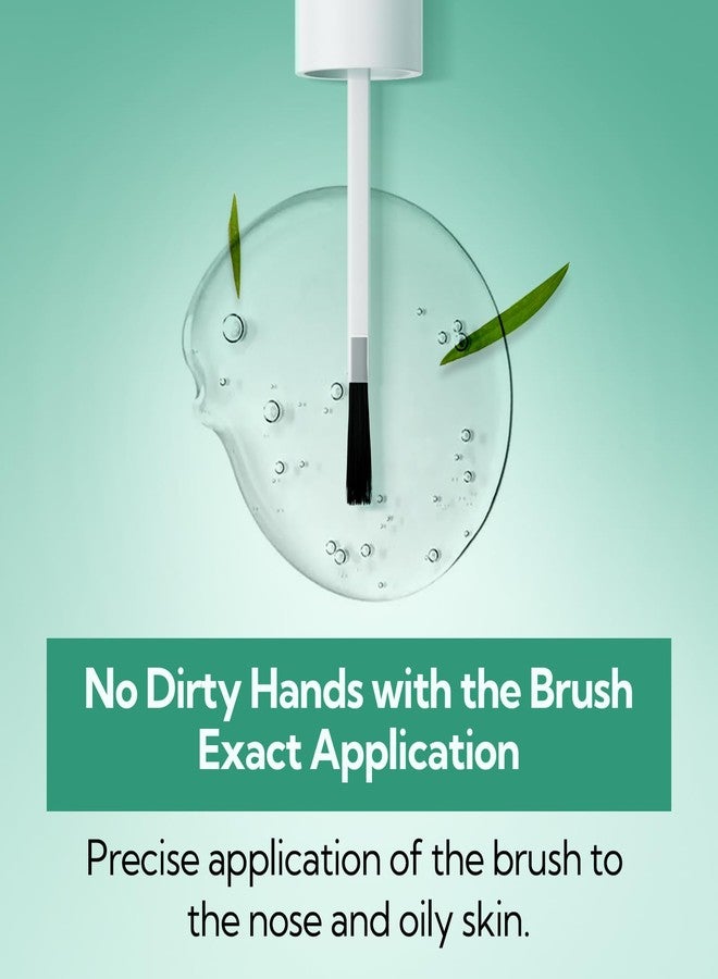 Breylee قناع بريلي لإزالة الرؤوس السوداء، شرائط أنف زيت شجرة الشاي +100 ورقة، نقاط سوداء، قناع تقشير للأنف والوجه، منظف مسام، تصميم فرشاة - Image 4