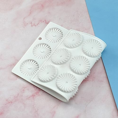 mostsom Round Silicone Mold Gear Shape Chocolate Decorating Mould DIY Cake Mousse Molds Baking Accessories Reusable Tools Round Gear A_1092 X672 X028 inch - Image 3