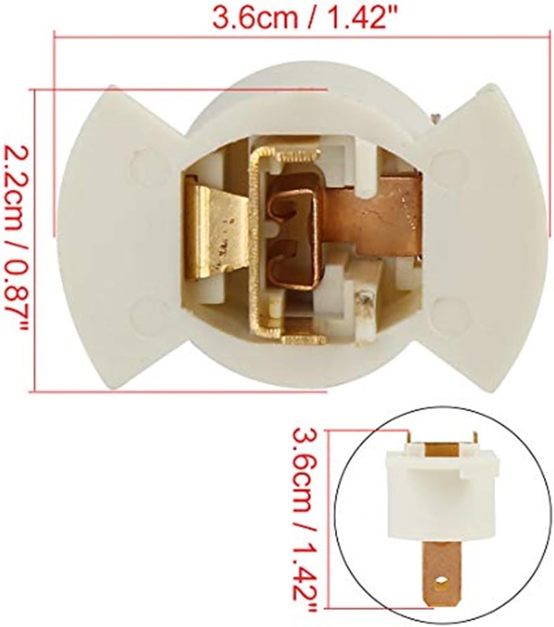 QASULER Car LED Headlight Bulb Socket Holder - Image 2