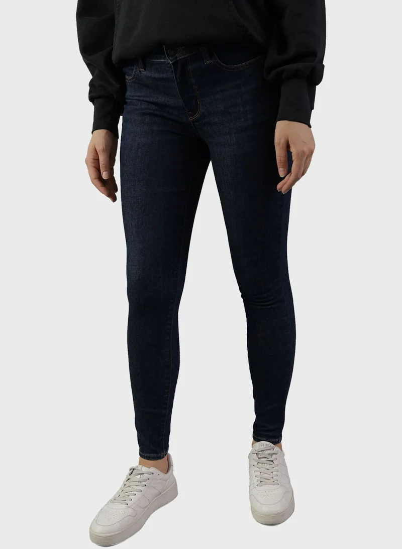 امريكان ايجل High Waist Distressed Jeggings